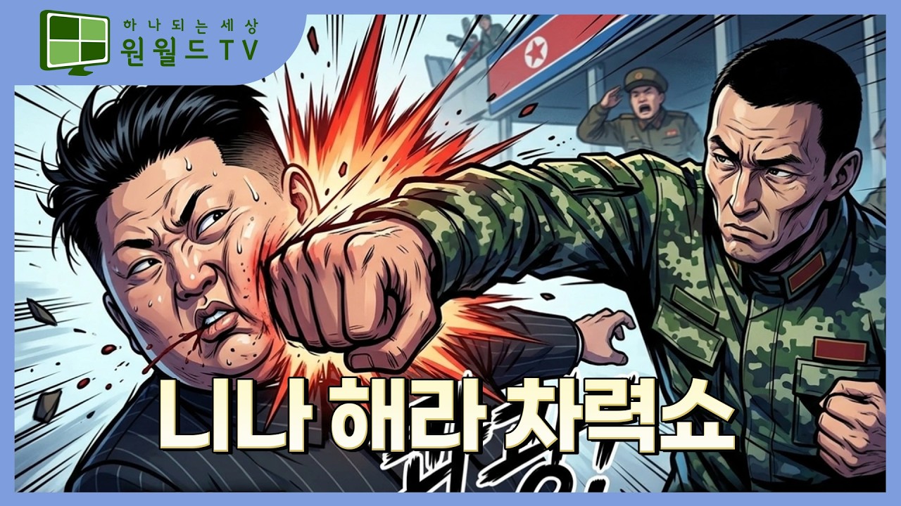 니나 해라 차력쇼 ㅣ원월드TV만평