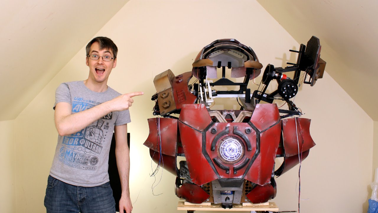 Iron Man Hulkbuster Cosplay #54 | Fitting the Control System | James Bruton