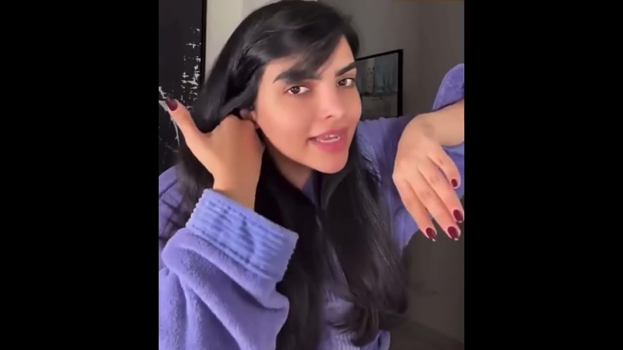 ساره الودعاني سر كثافة شعري🥰حسيت بضيقه يعدما خلعت الحجاب ابغ سافر💔
