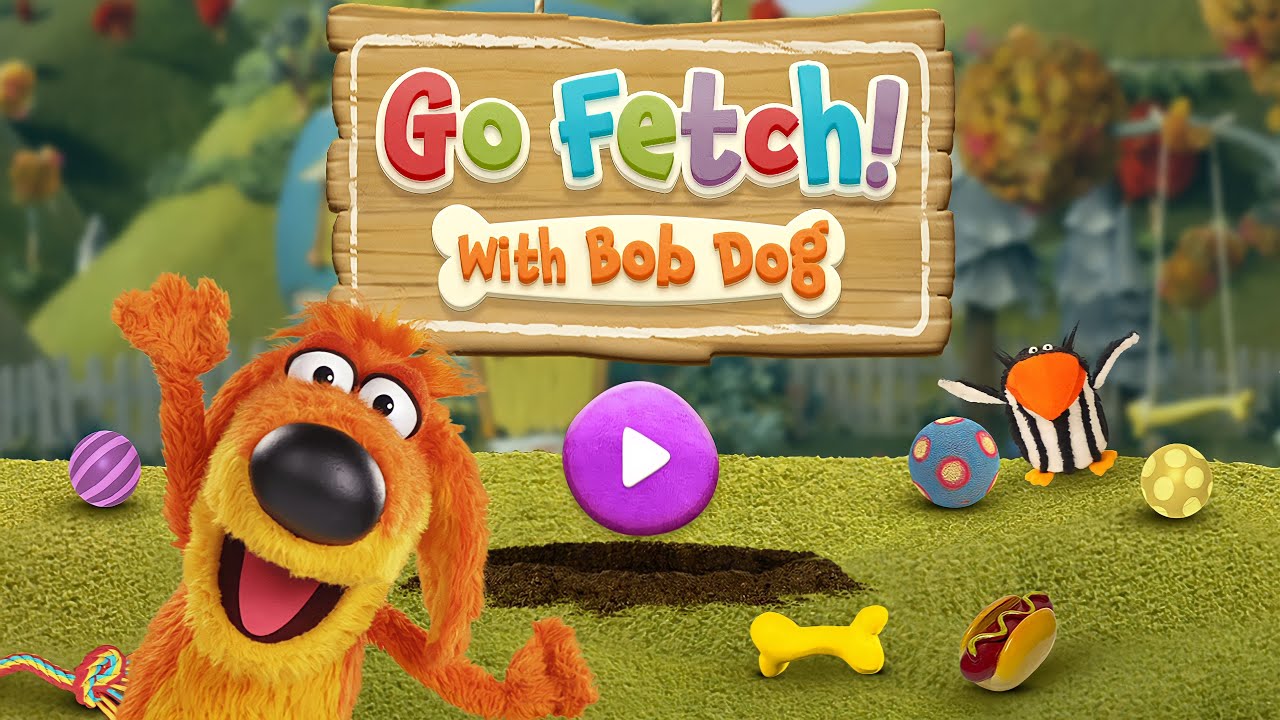 Donkey Hodie: Go Fetch with Bob Dog || Color Recognition and Hand-Eye Coordination Game