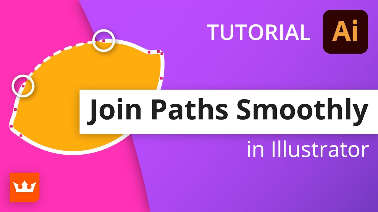 Плавное соединение контуров в Adobe Illustrator | Быстрый совет за 2 минуты