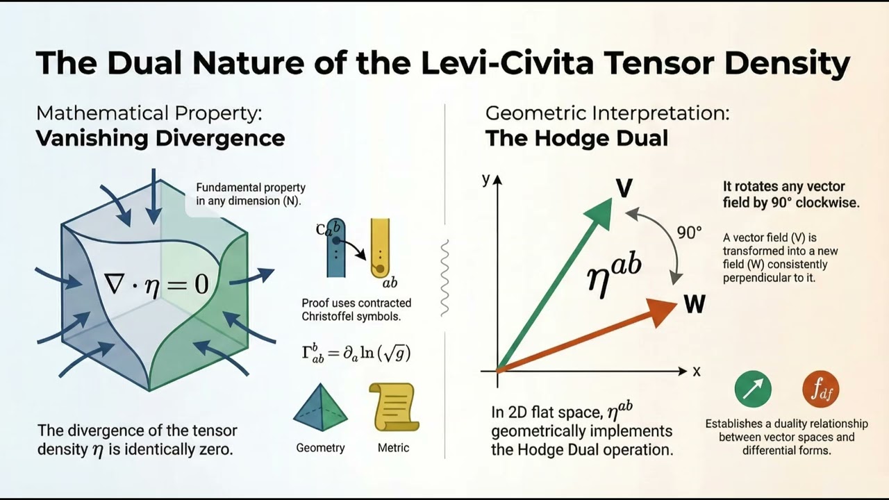 Zero Divergence and 90 Degree Tensor Rotation