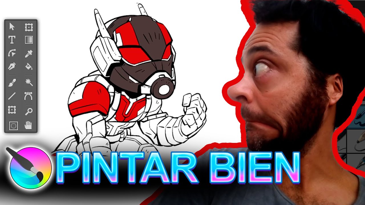🎨¿Cómo PINTAR SIN SALIRSE de la linea o bordes en Krita? [Máscara de Recorte + Heredar Alfa]