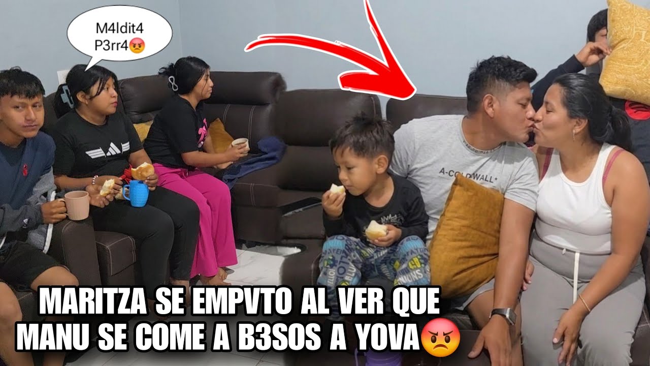 MARITZA 3xplot4 De Celos Al Ver a YOVA y MANU Comiendose A Besos😡Ella Le Trono La c4ra a MANU😱