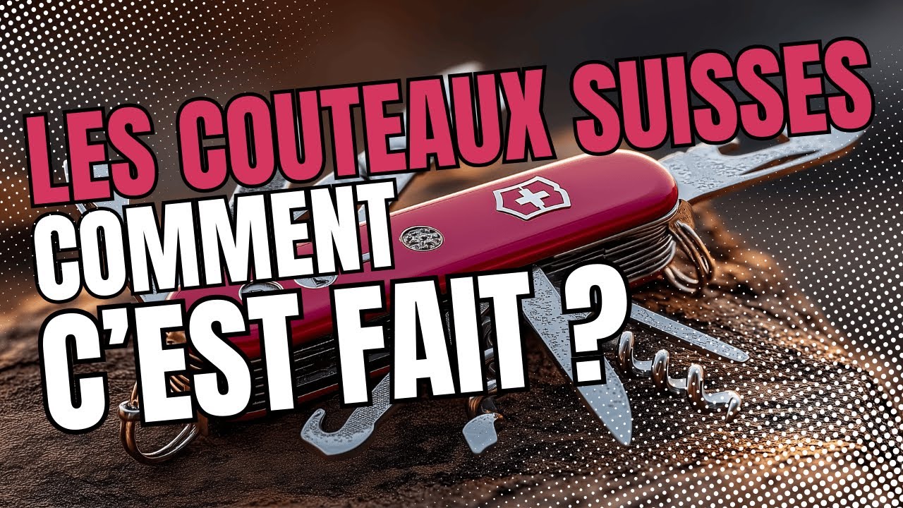 La fabrication secrète des couteaux suisses : de l'acier brut au légendaire accessoire de poche