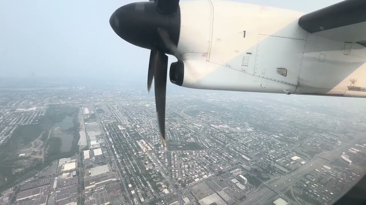 Air Canada Express Dash 8 Q400 | Approach into YUL 24L