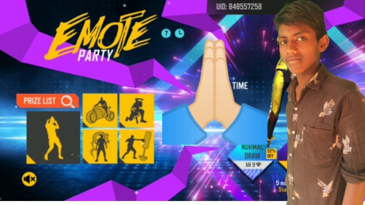Diwali Even Emote Party in MDM FF GAMING
