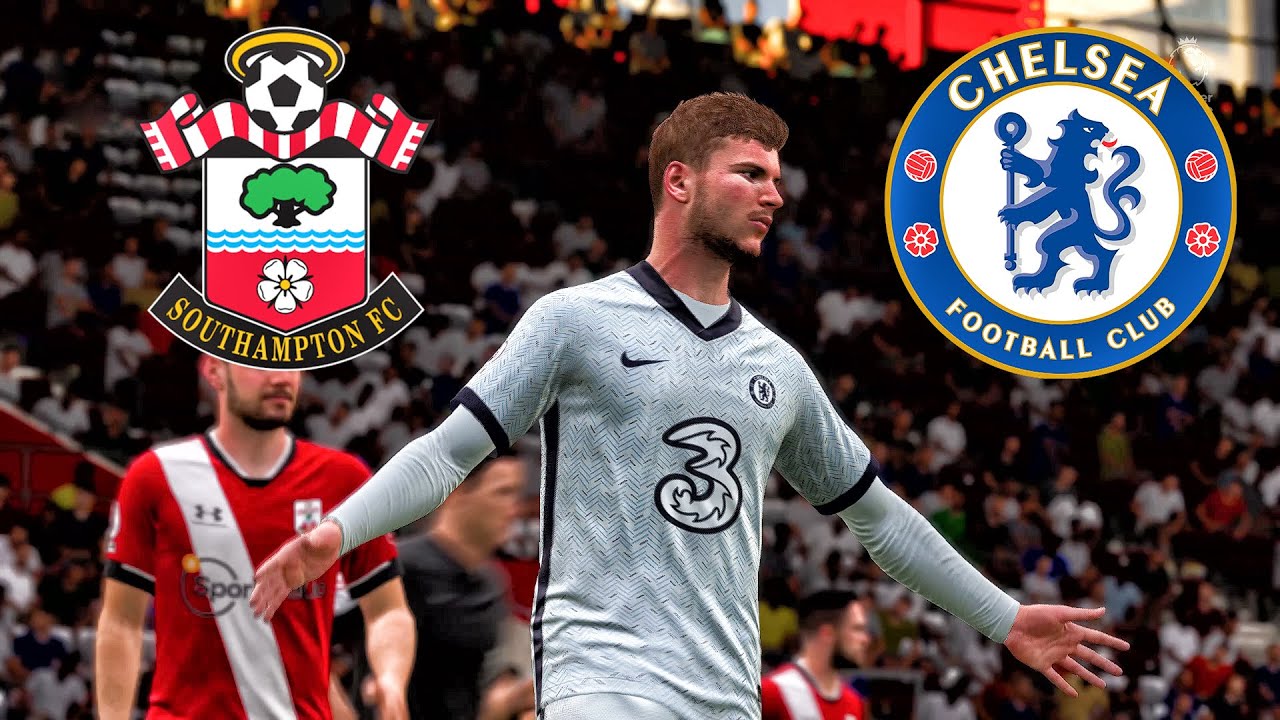 FIFA 21 - SOUTHAMPTON VS CHELSEA - Ft Werner, Havertz, Ziyech, | Gameplay & Full match
