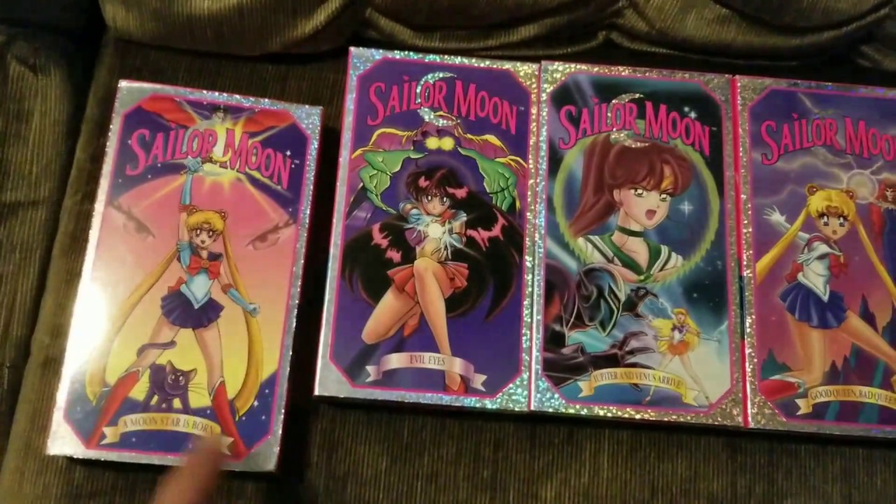 Collection Earth: Sailor Moon VHS tapes