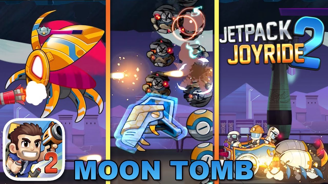 Jetpack Joyride 2 - MOON TOMB Sector 1-5  - Apple Arcade Premium Gameplay [NEW UPDATE]