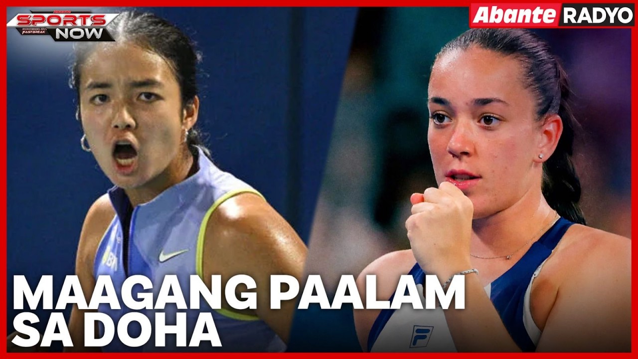 Alex Eala tiklop kay Tereza Valentova sa Qatar Open | SPORTS NOW