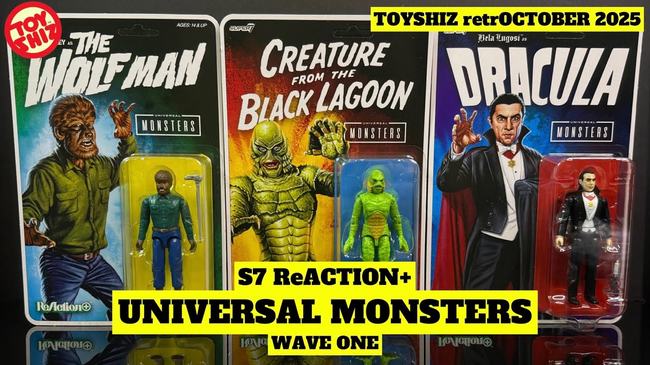 2025 UNIVERSAL MONSTERS/GI JOES | ReACTION+ | Super 7