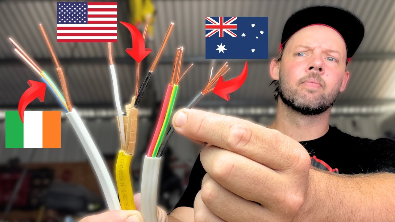 Electrical Cable From Around The World - comparison and how they strip
