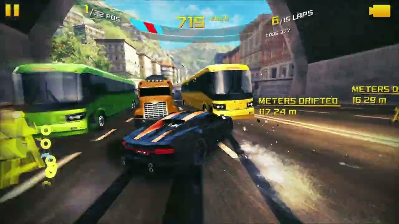 Асфальт 8 Bugatti Chiron Super Sport 300+ Azure Coast, 32 гонщика, 15 кругов.