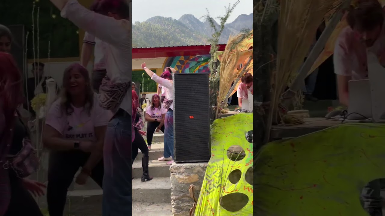 Holi Celebration at Kasol - Parvati Valley #rave #himachal #festival