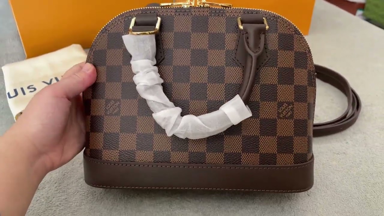 L-ouis Vuitton Alma BB Damier Ebene N40606