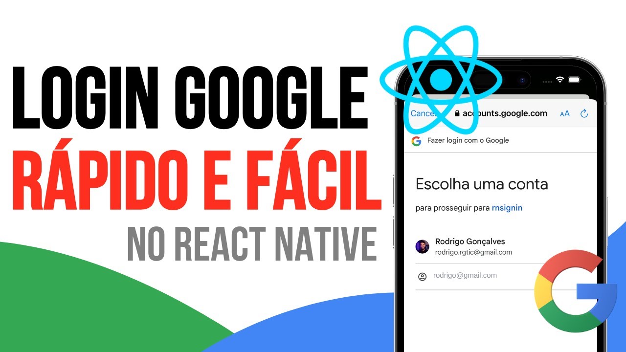 Login com Google no React Native passo a passo: Simples e Fácil