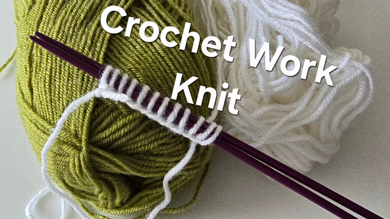 How to Knit This Beautiful Two-Color Pattern Step by Step? knitting stitch