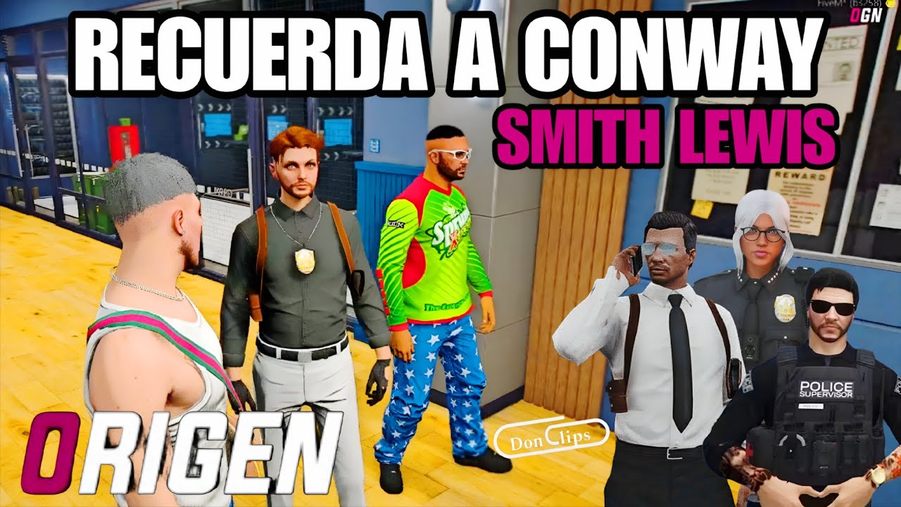 ISIDORO RECUERDA a CONWAY SMITH LEWIS, ISIDORO IMPRESIÓNADO con LA COMISARÍA ORIGEN RP 