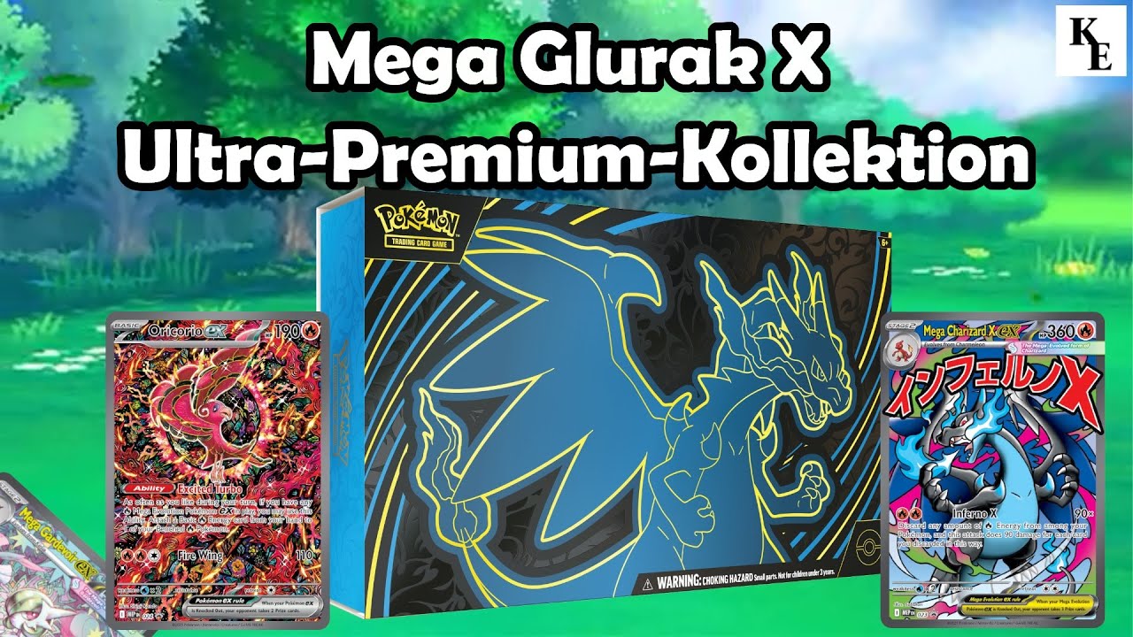 Mega Glurak X ex Ultra-Premium-Kollektion - Opening