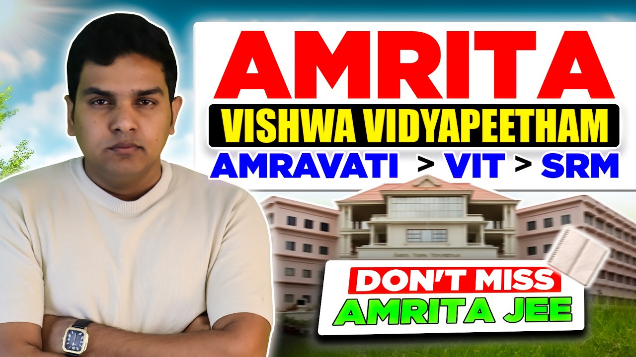 Amrita University Review 2026 🎓 | Better Than VIT & SRM? 🤔 Placements  | AEEE  | JEE Cutoff 📈