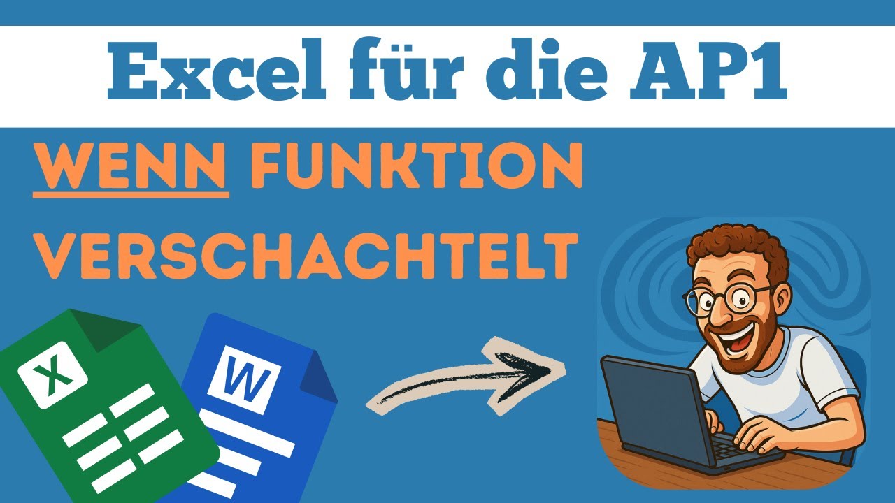 Excel für die AP1: Verschachtelte WENN Funktion #excel #abschlussprüfung #büromanagement #azubi