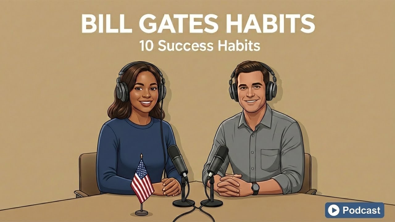 10 Bill Gates Habits That Can Change Your Life | English Podcast