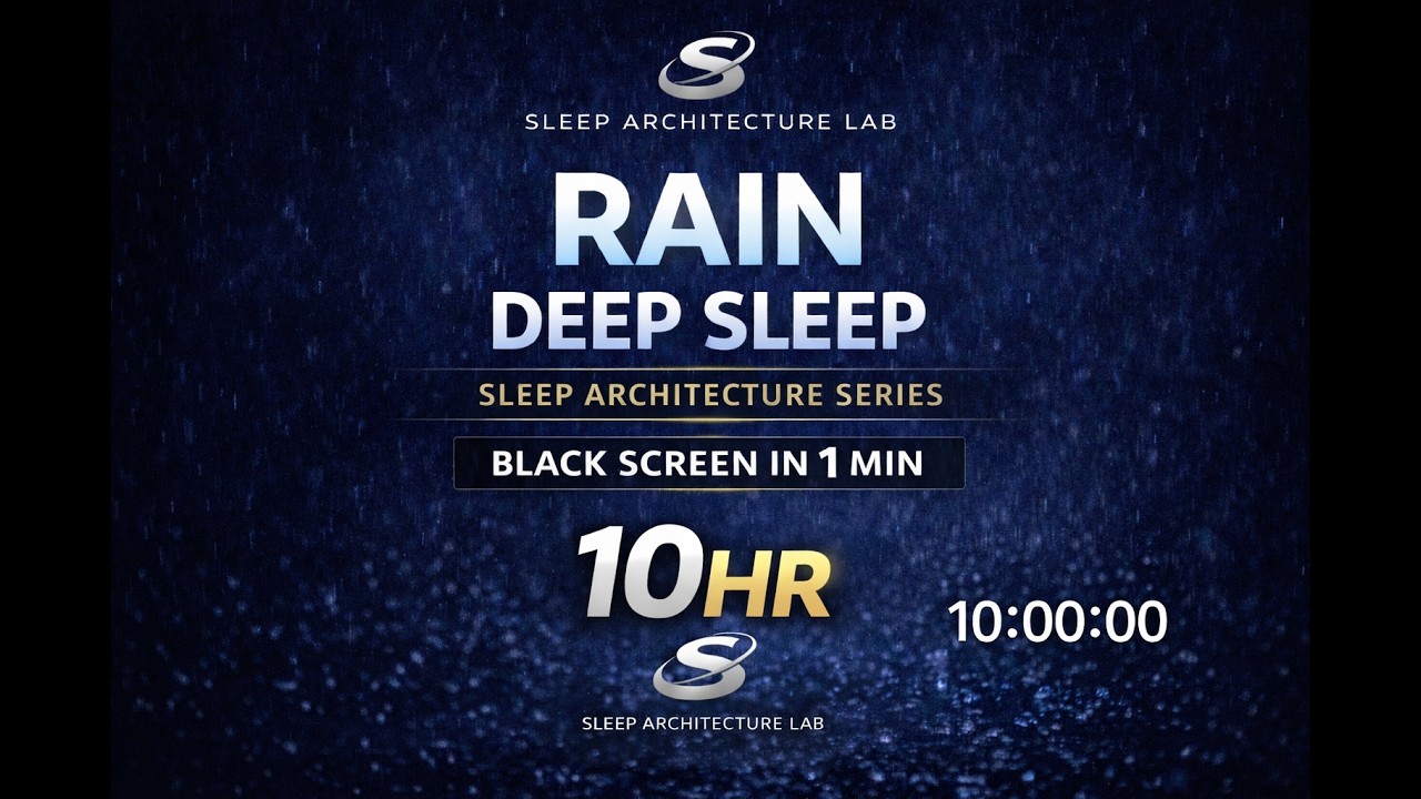 Rain Sounds for Deep Sleep | Black Screen