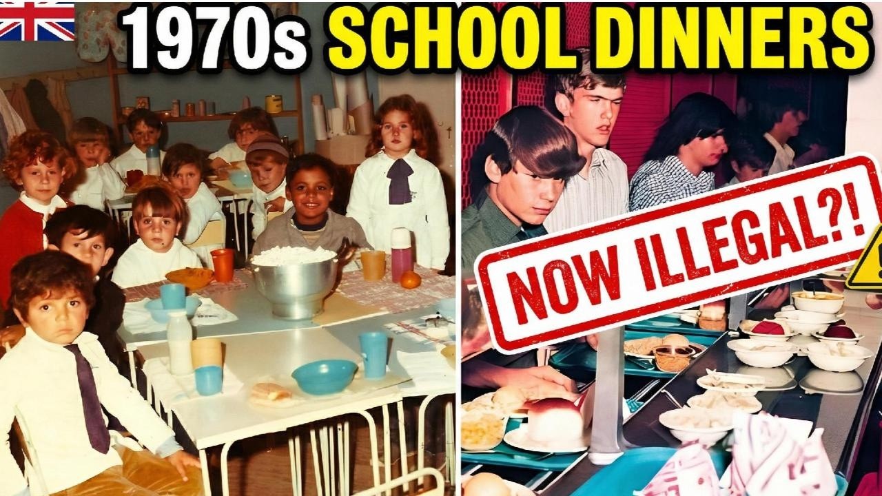 School Dinners In 1970s Britain, Now Are ILLEGAL