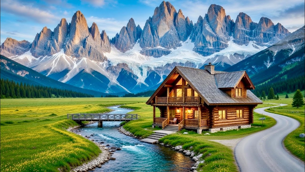 Swiss Village You Won&rsquo;t Believe Exists , Guitar,  Relaxing Music , 4K