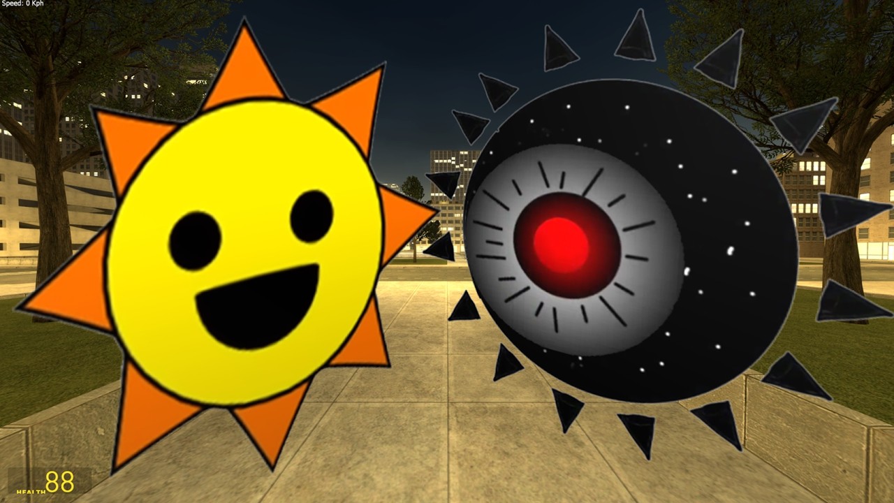 Piramixed Sprunki Mr. Sun Angry Phase 5 Nextbot Gmod