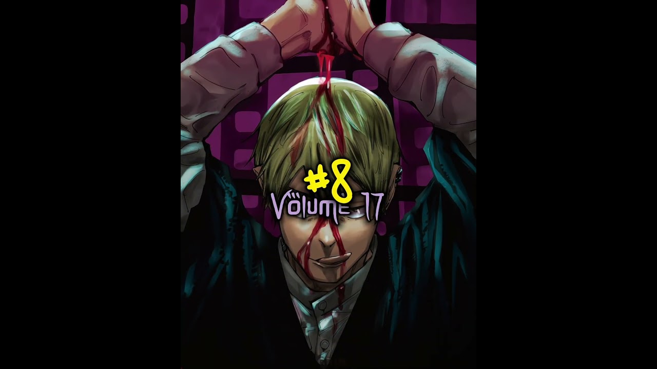 Jujutsu Kaisen volume covers ranking