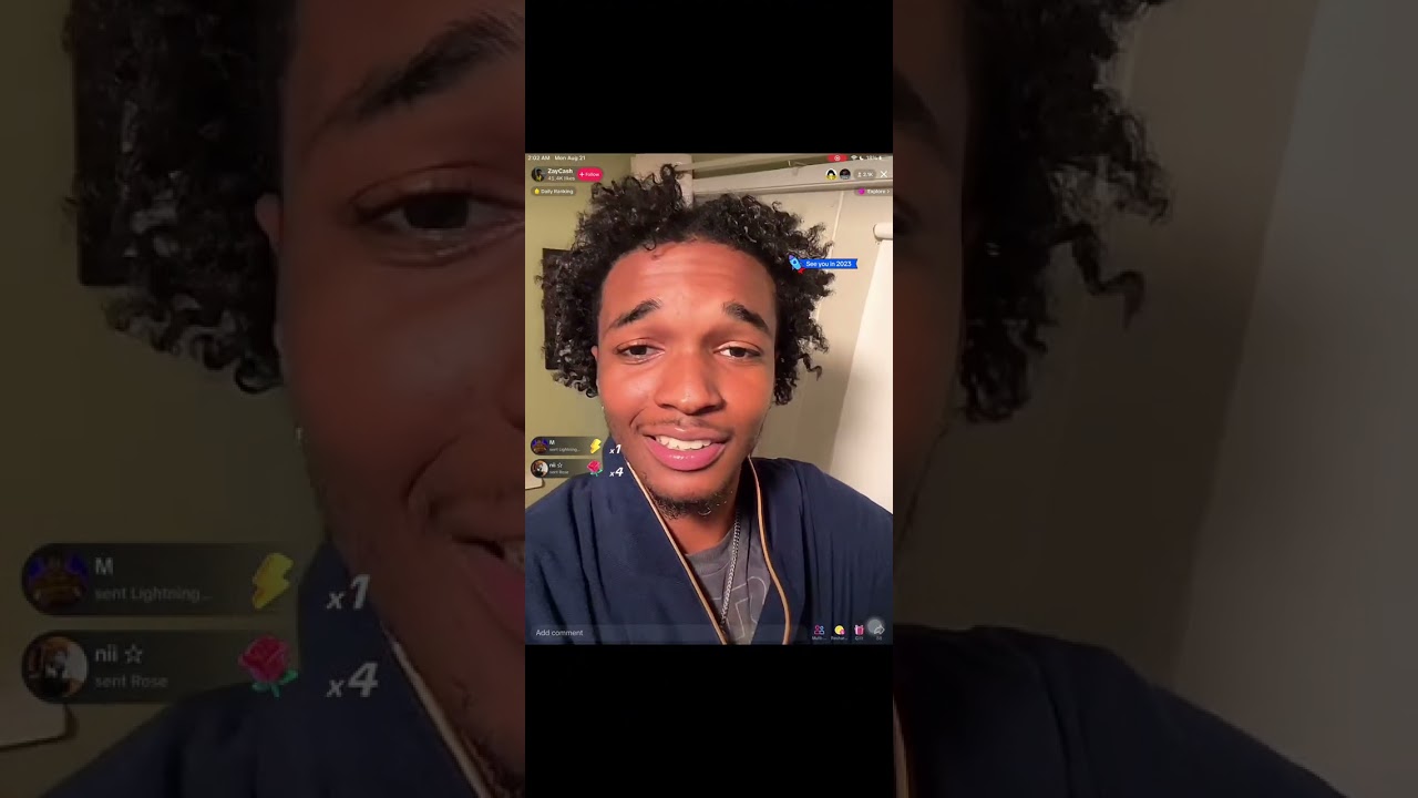 Isaiah Hill TikTok Live August 20