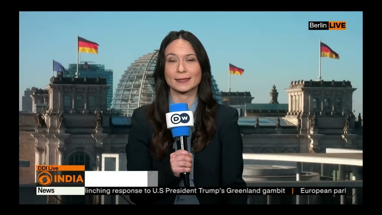 26/01/21 DW Correspondent Emily Leshner from Berlin for DD-India, New Delhi