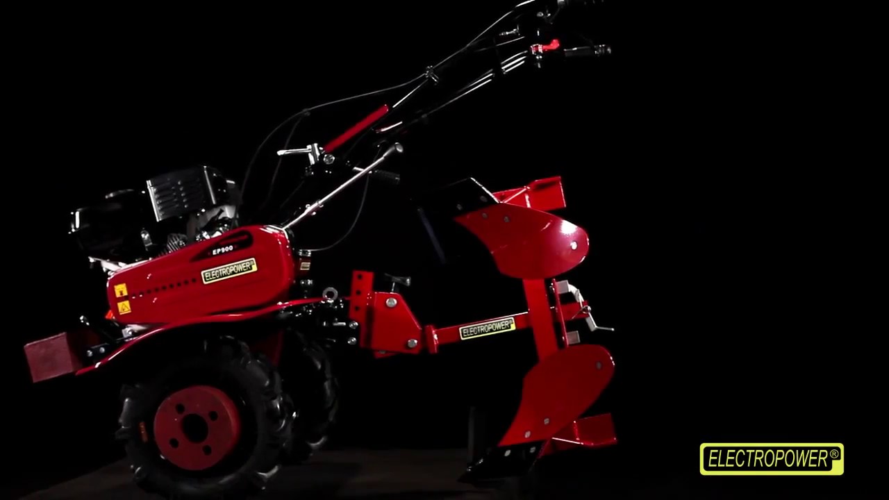 Motoculteur avec Charrue Brabant - MEP900CB1/2 - ELECTROPOWER - Toupour.com