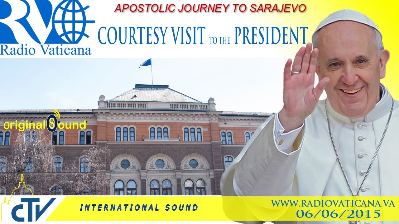 The Pope in Sarejevo - Welcome Ceremony 2015.06.06