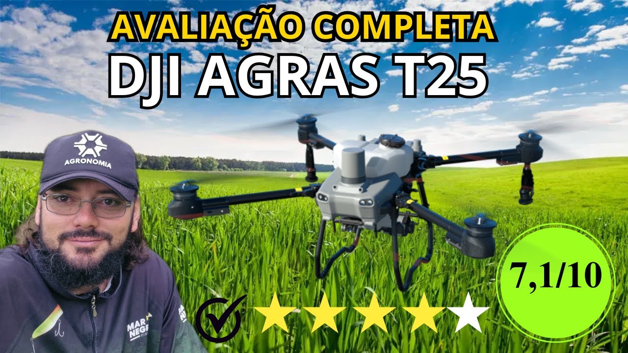 Avaliação completa DJI AGRAS T25