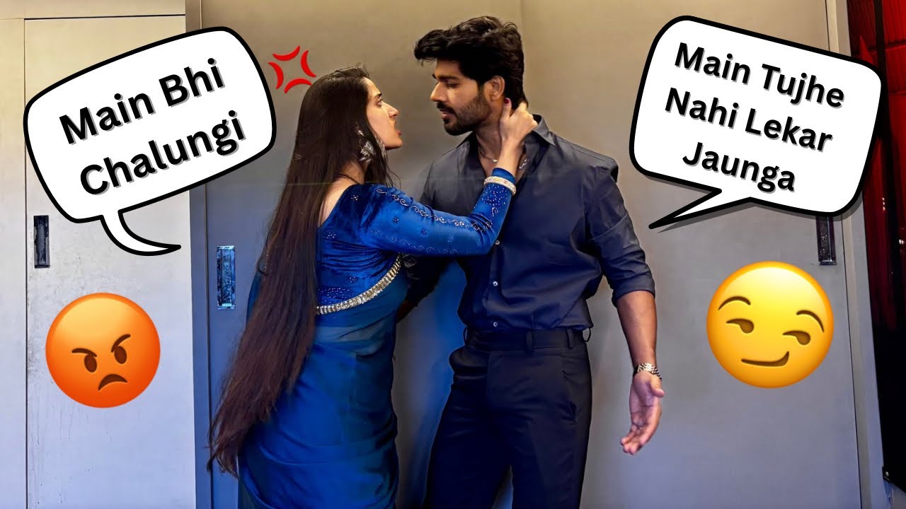 Going Out Without My Wife Prank🤣|| She Got Mad😡|| Rahul and Bhumi