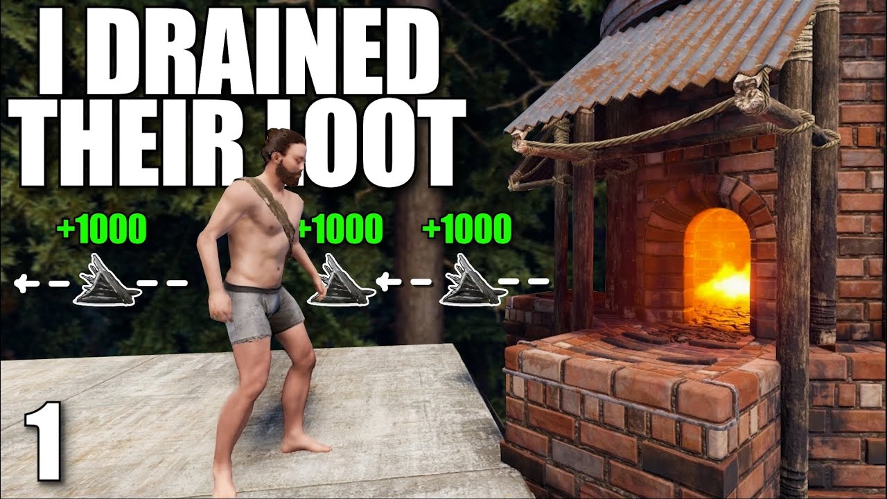 I DRAINED THIS CLANS LOOT INTO A HIDDEN BASE NEXT TO THEM | Solo Rust