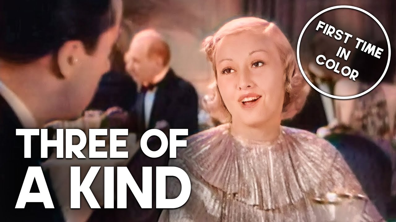 Three of a kind | COLORIZED | Classic Romantic Film
