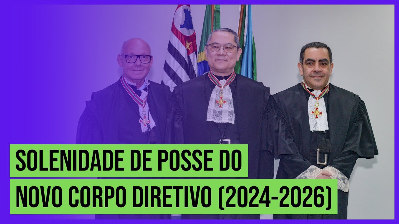 Solenidade de posse do novo corpo diretivo do TRF3 biênio 2024-2026