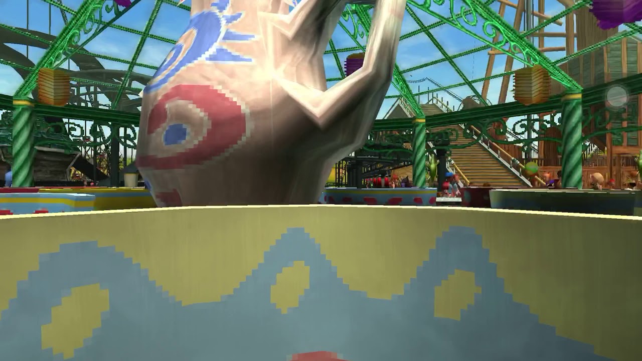 Riding all the rides in my roller coaster tycoon 3 park part 1