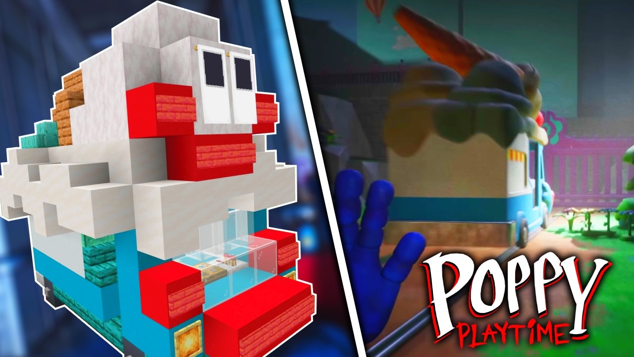 How To Build The Huggy Wuggy Ice Cream Truck From Poppy Playtime Chapter 5...