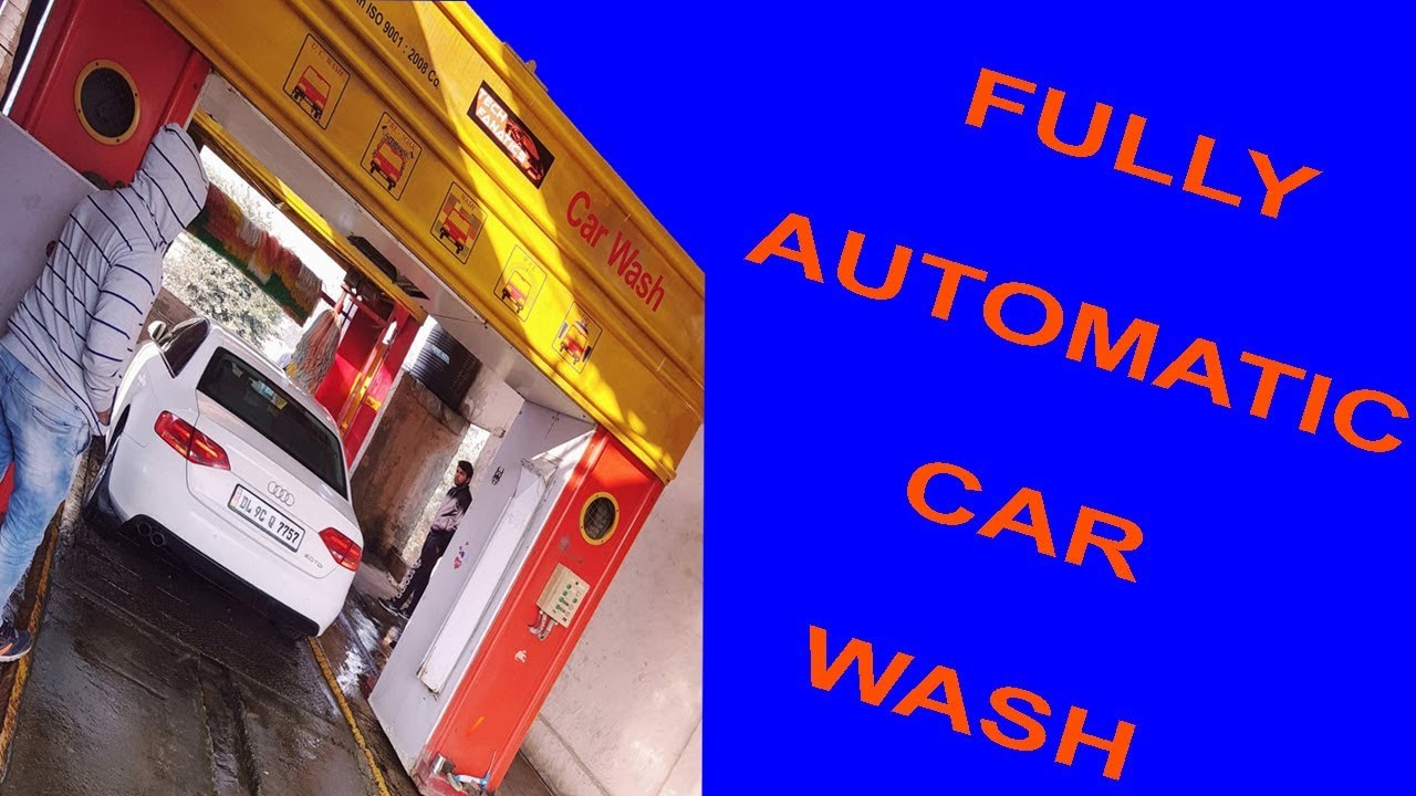 FULLY AUTOMATIC CAR WASH MACHINE BY TECH FANATICS.