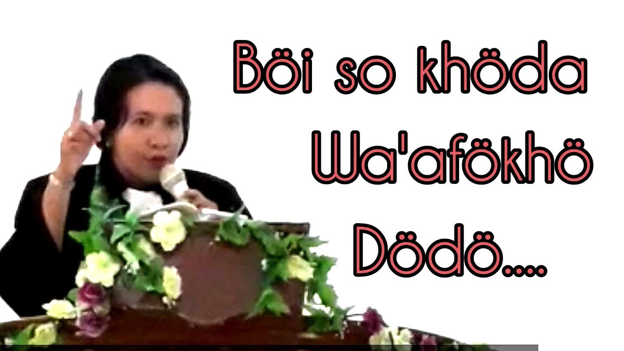 𝐁ö𝐢 𝐬𝐨 𝐤𝐡ö𝐝𝐚 𝐰𝐚'𝐚𝐟ö𝐤𝐡ö 𝐝ö𝐝ö (Khotbah Kristen) Pdt.Rita Waruwu