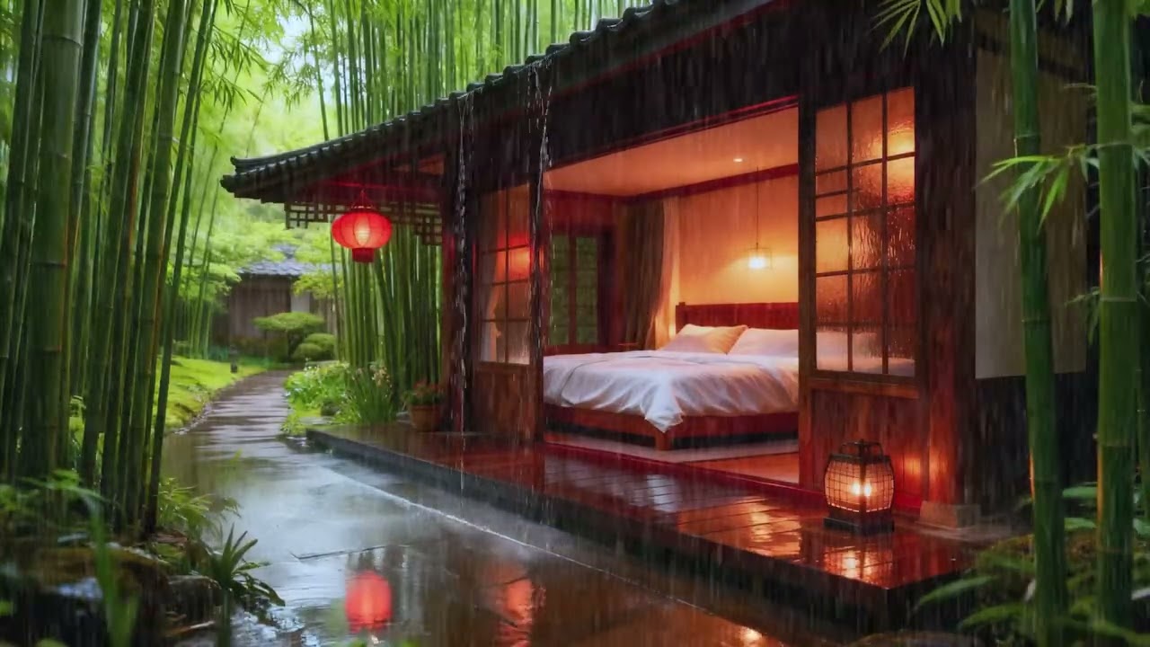 Gentle rain sounds, help you drift off to sleep 😴 | Soothing natural white noise