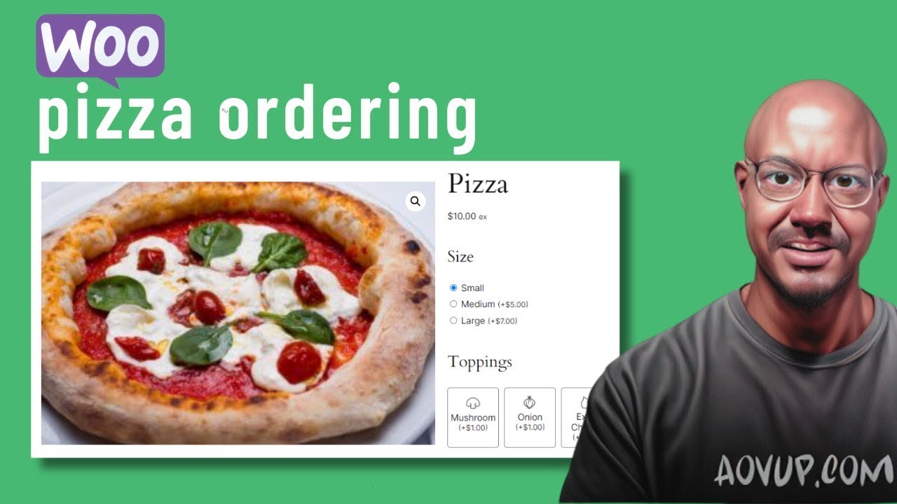 Food Ordering Website WordPress - WooCommerce Pizza Builder