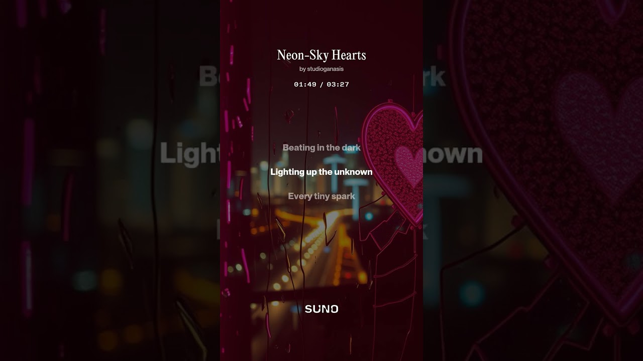 Neon Sky Hearts