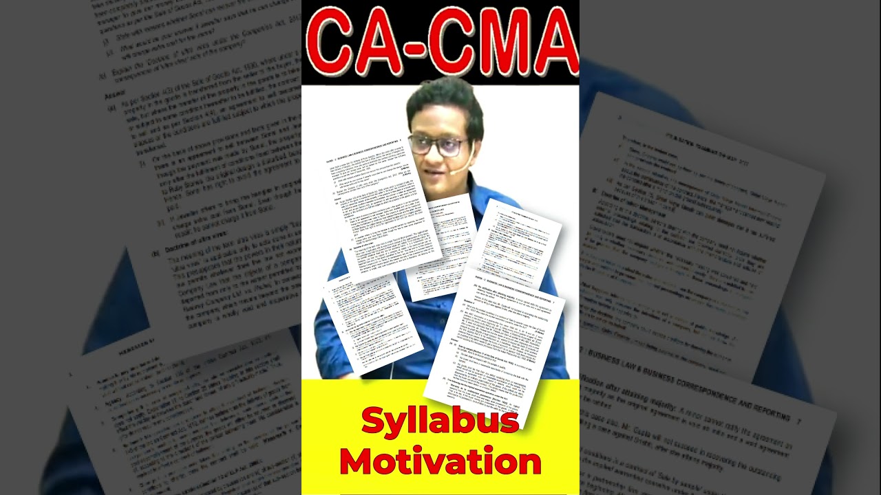 How to handle huge syllabus.#ca #cma #motivation #syllabus #preparation  #cafinal #morningmotivation