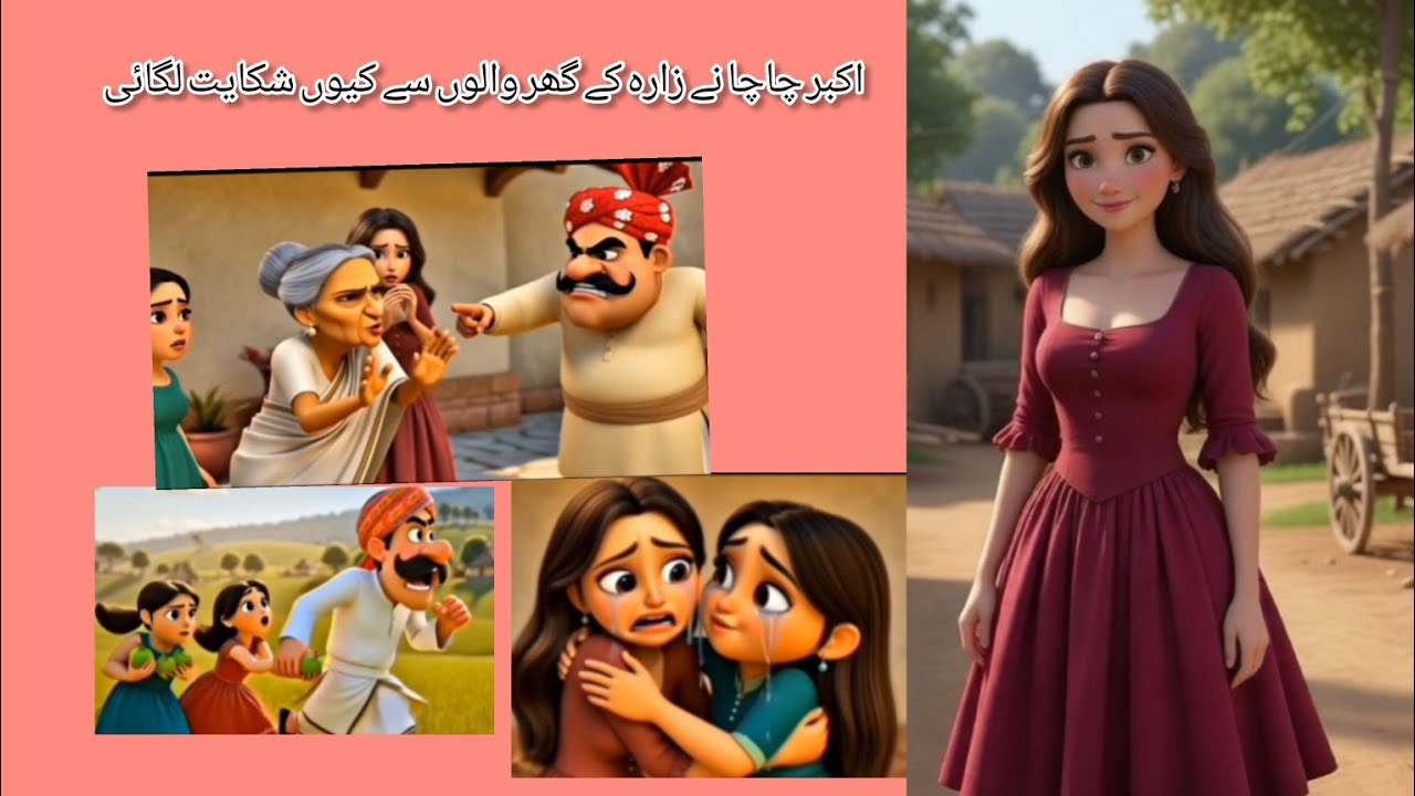 Part#1 Zara or Aisha ki sheetania 😜 Akbar chacha ne Zara or Aisha ko Q danta 😢